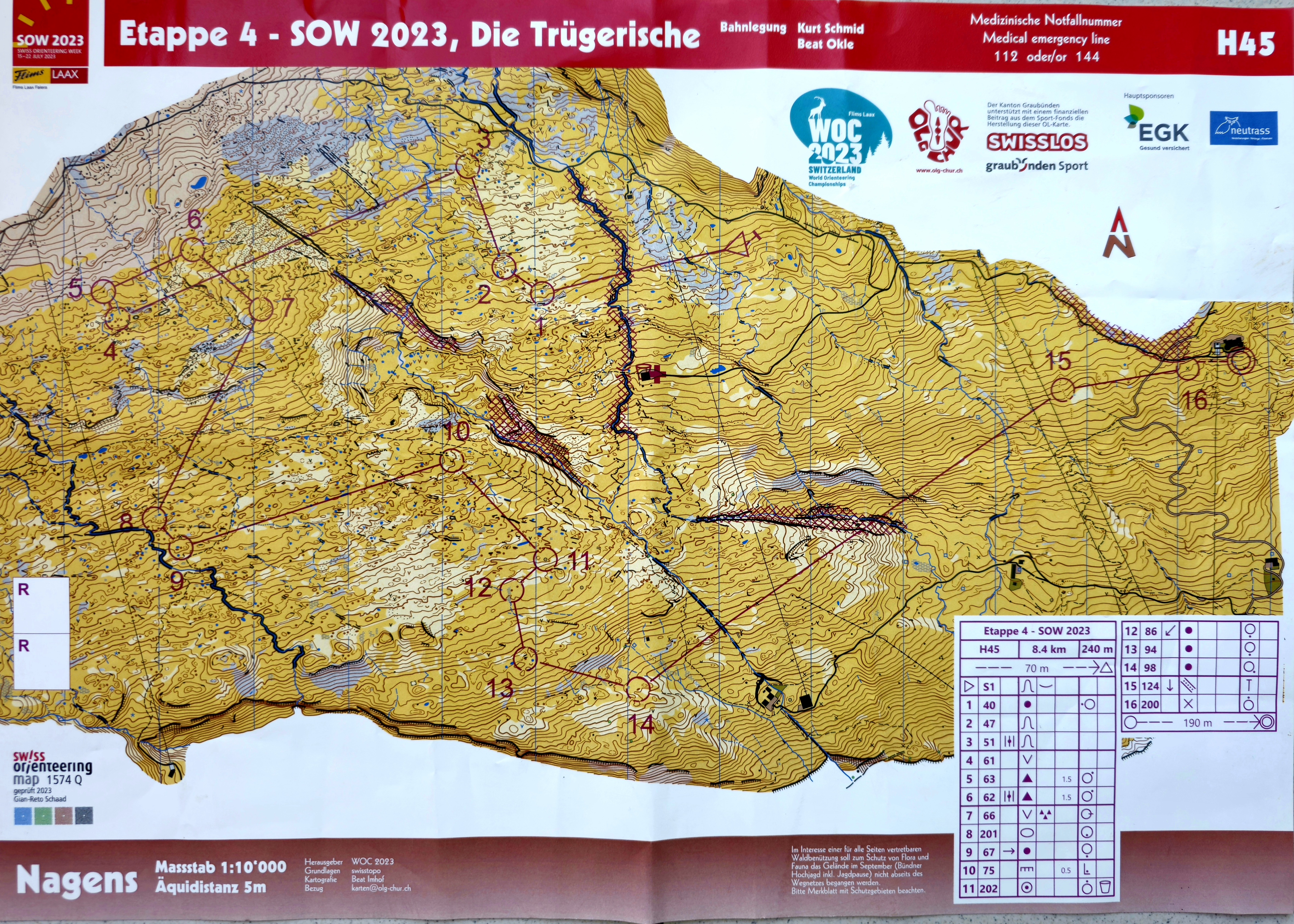 Swiss Orienteering Week - Etape 4 - Die Trügerische (2023-07-20)