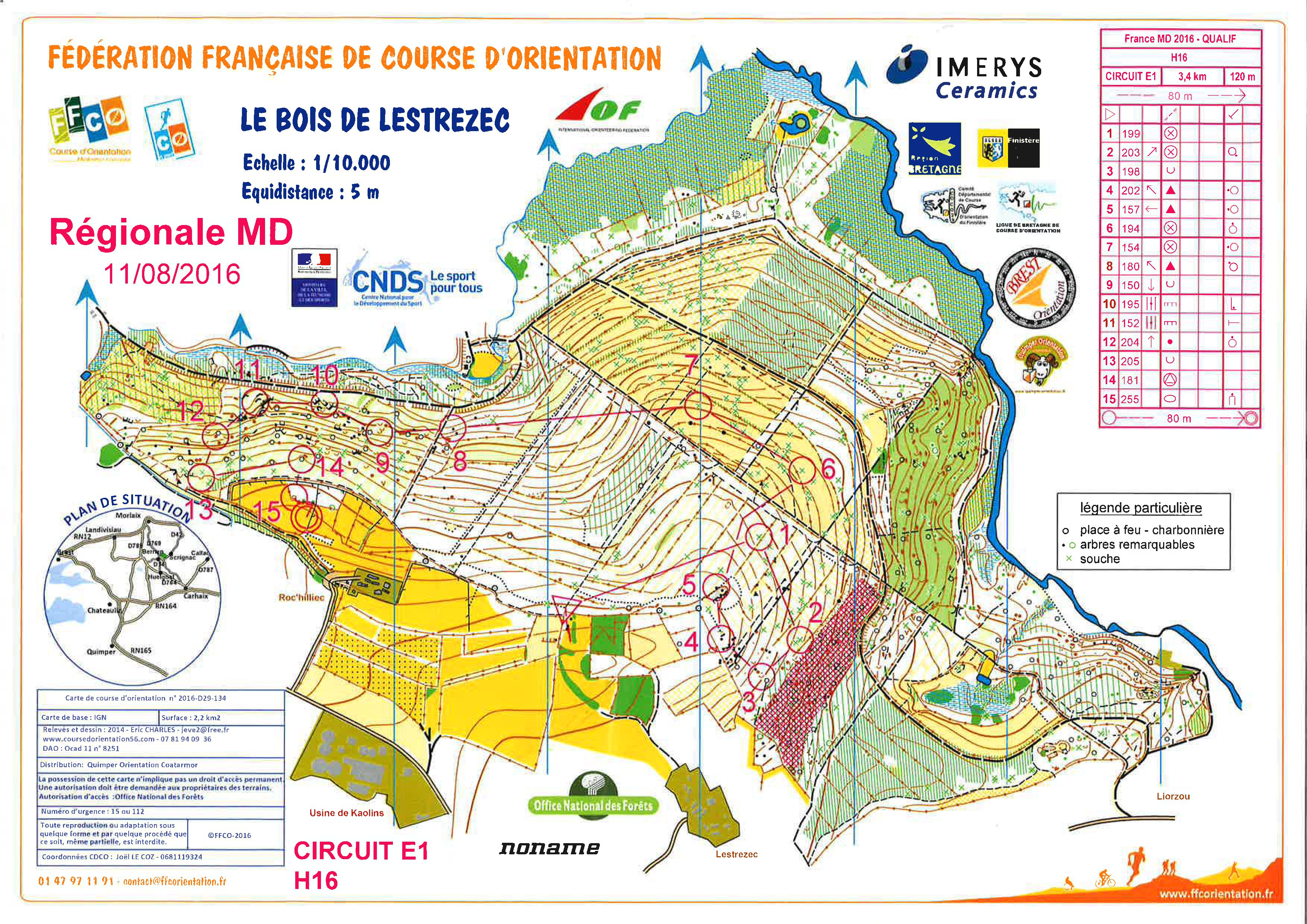 Qualification Championnat de France de Moyenne Distance (11.08.2016)