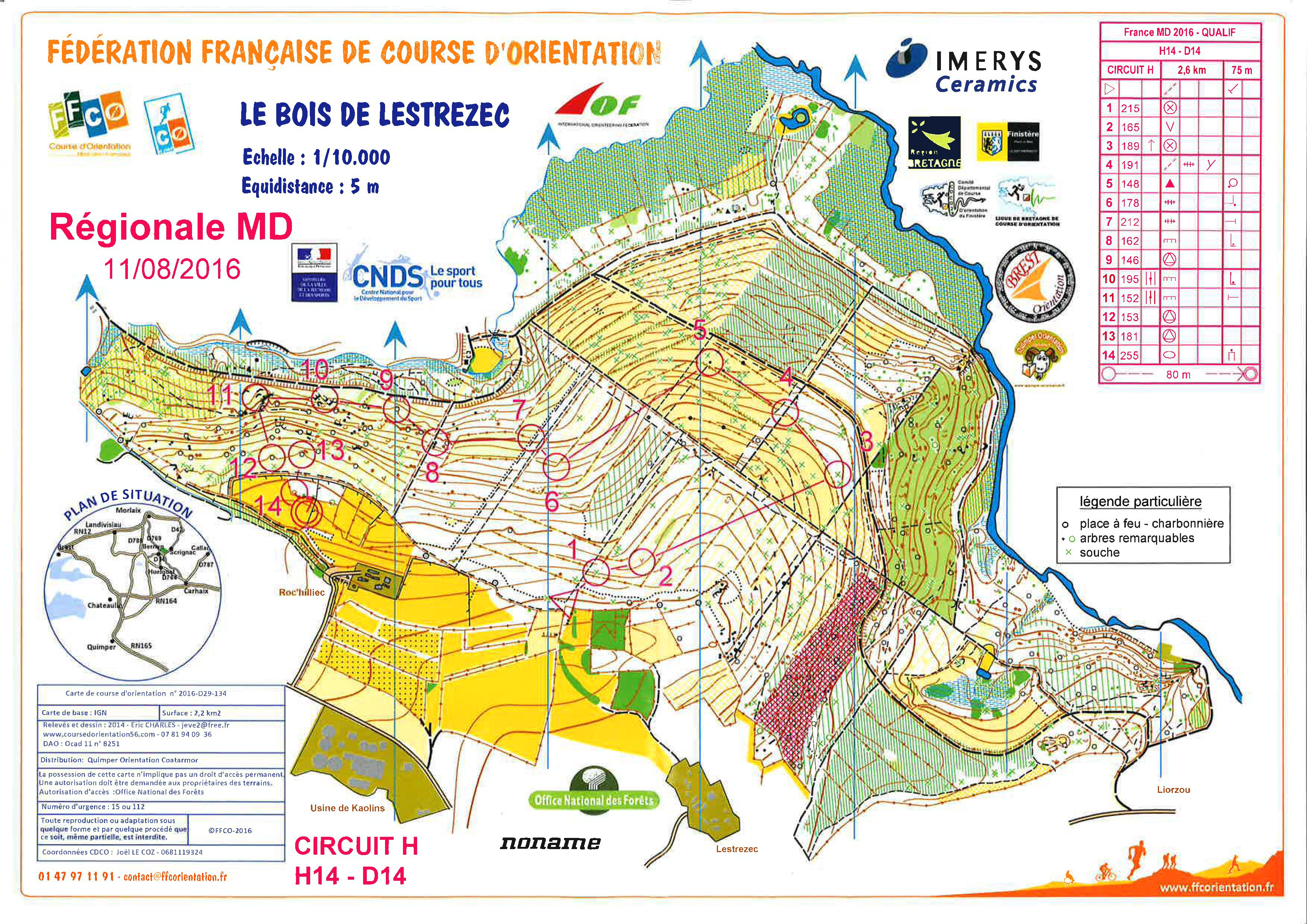 Qualification Championnat de France de Moyenne Distance (11/08/2016)