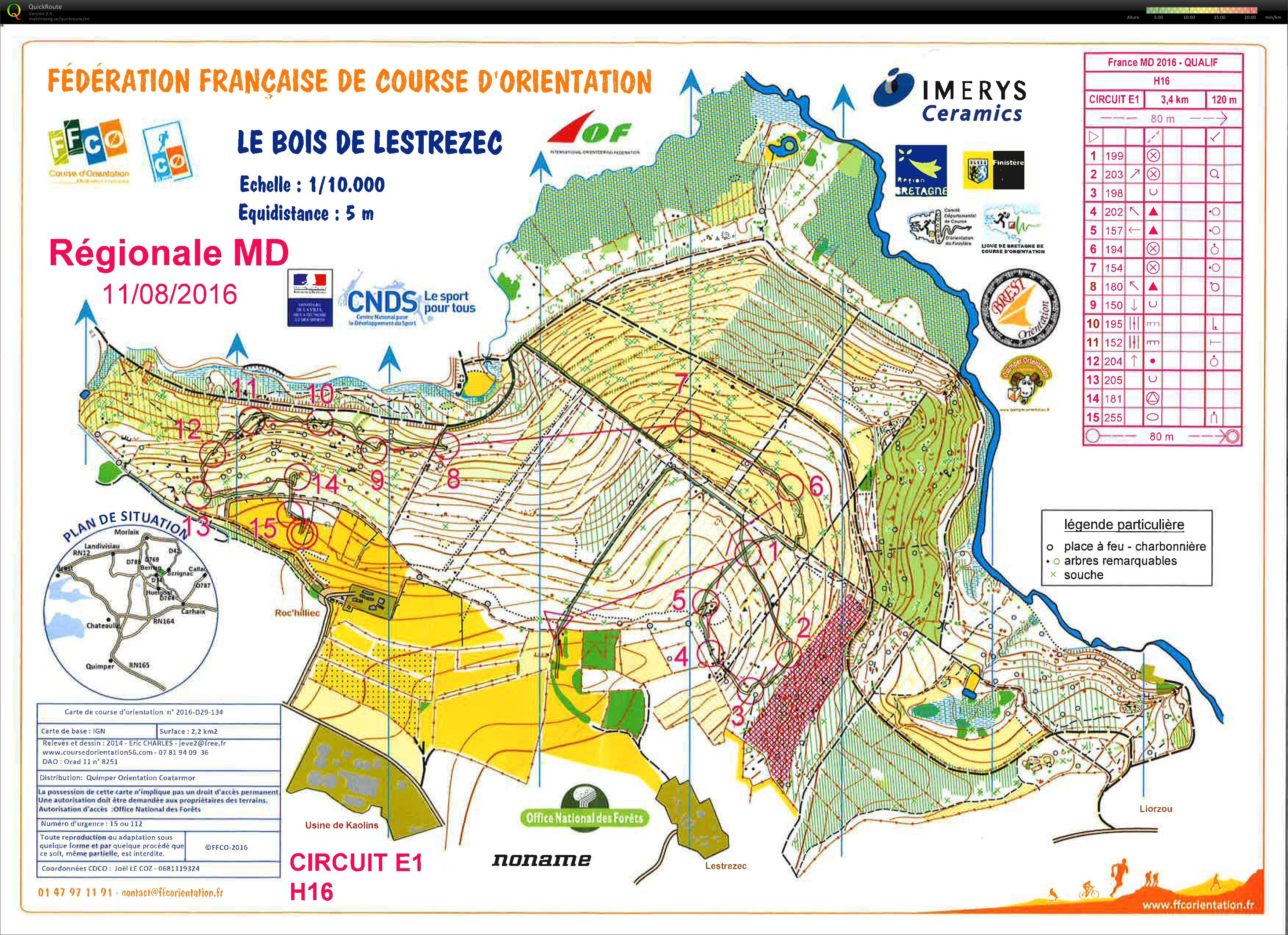 Qualification Championnat de France de Moyenne Distance (11/08/2016)