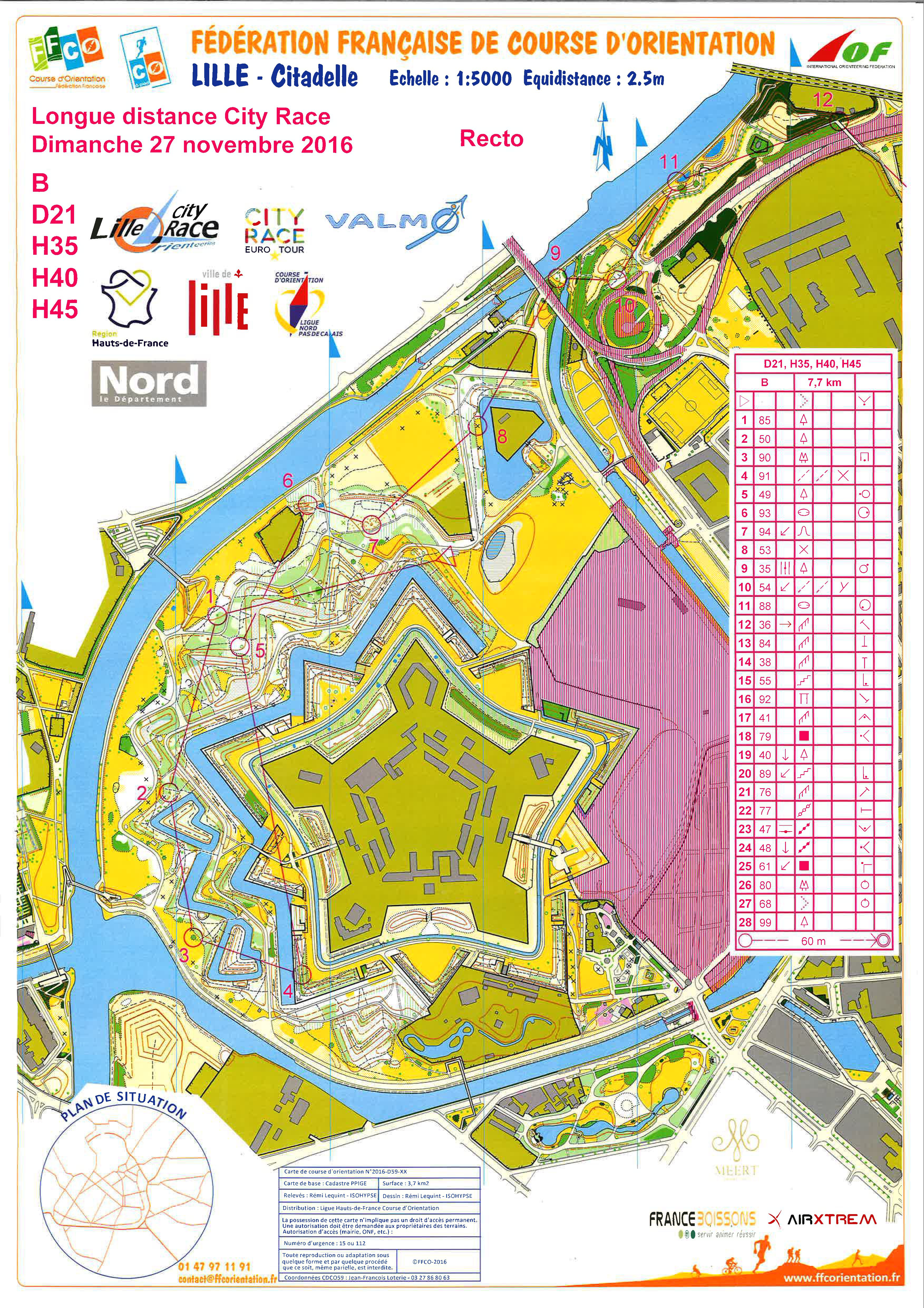 Lille City Race - Citadelle (27.11.2016)