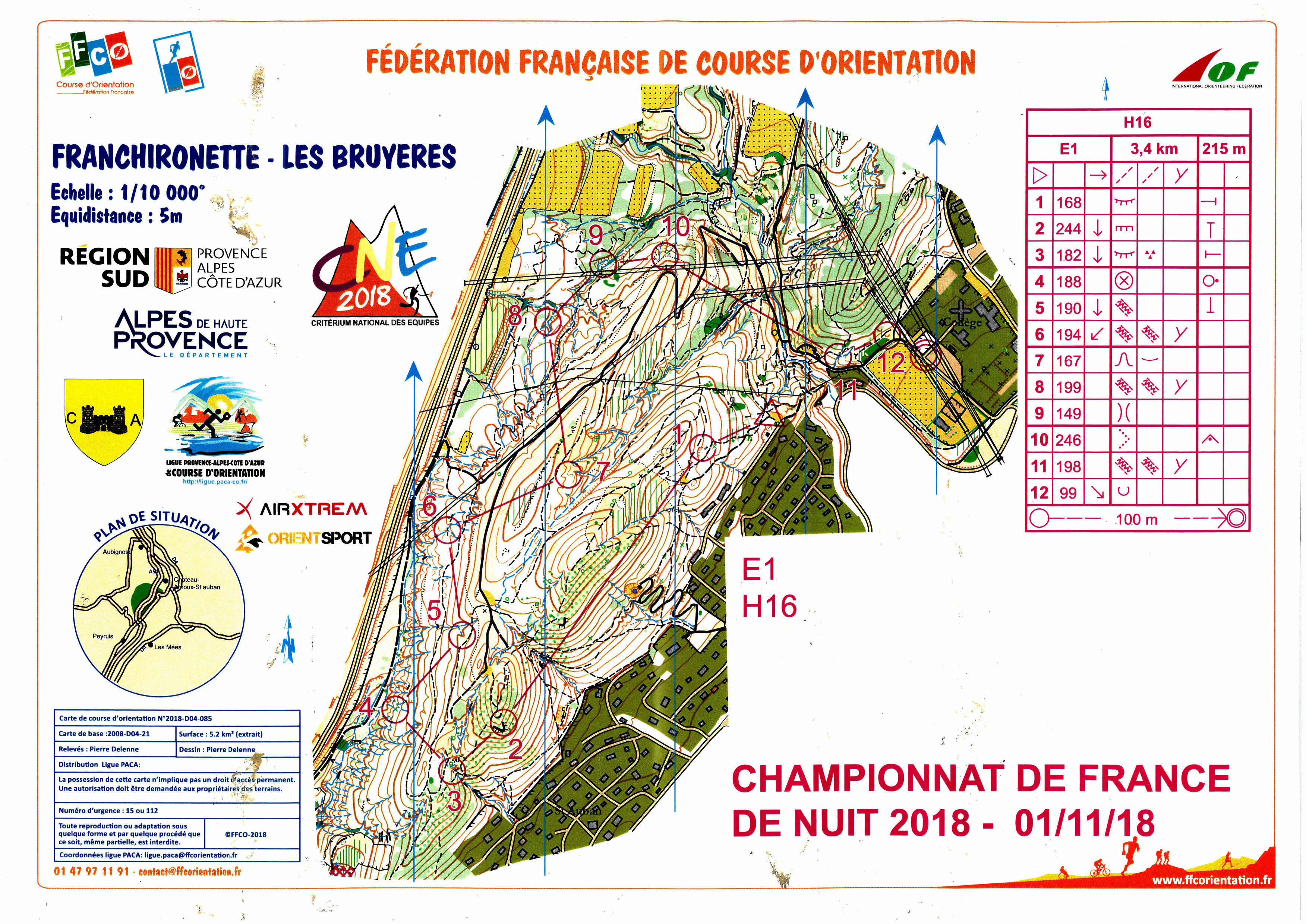 Championnat de France de Nuit (01-11-2018)