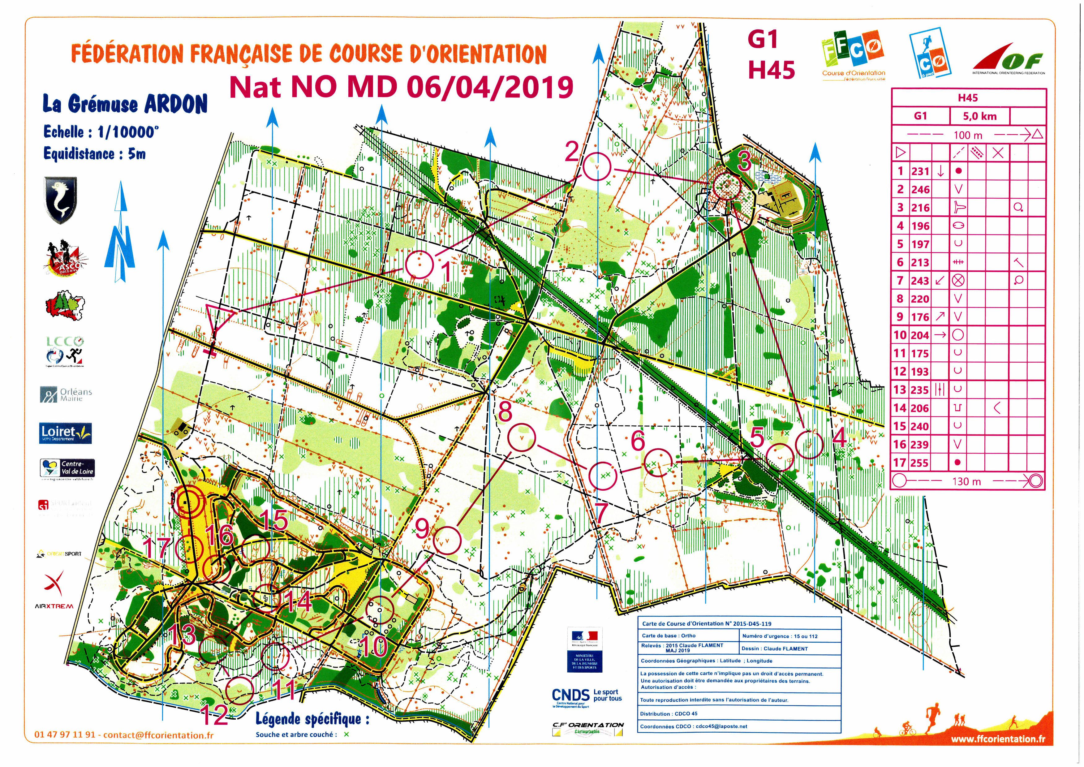 Nationale NO -Middle Distance (06-04-2019)
