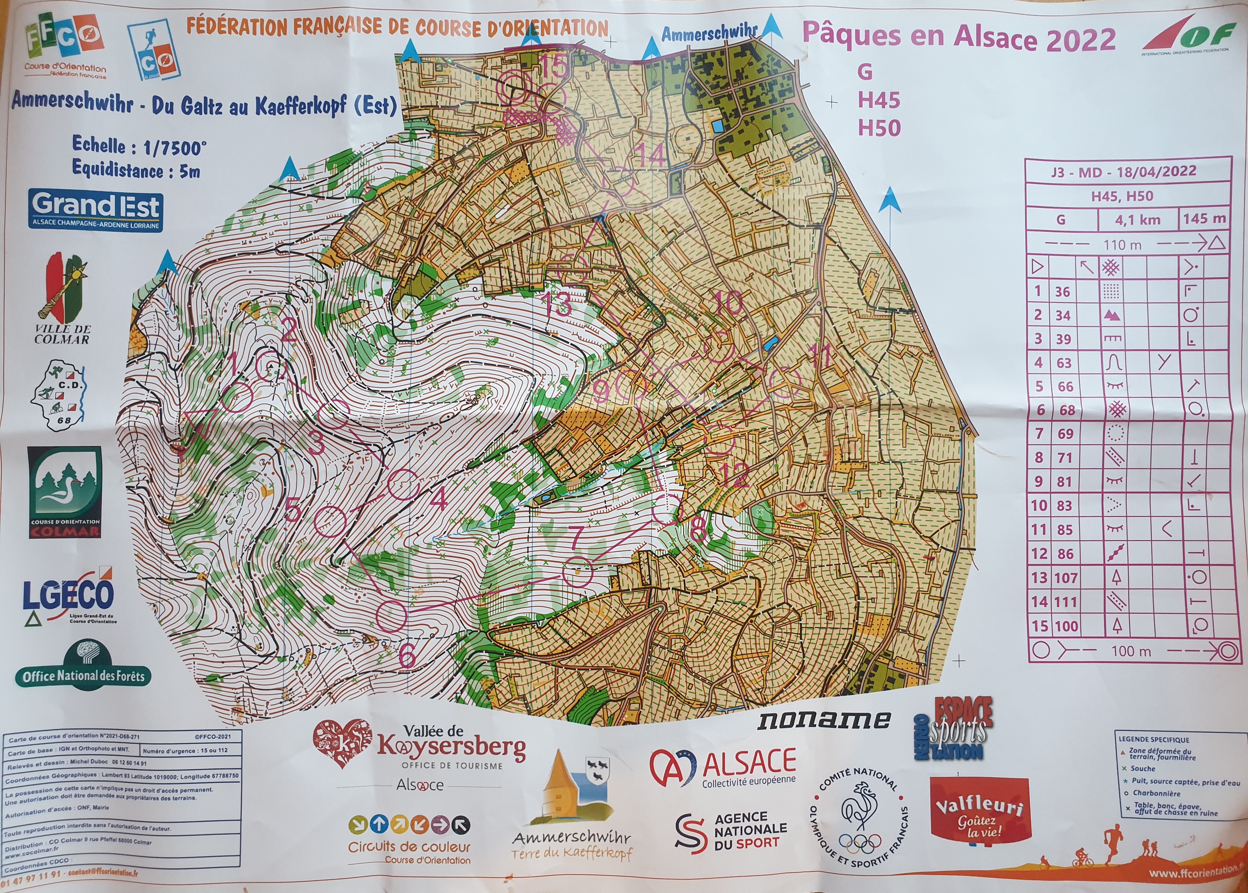 3 Jours Pâques en Alsace - J3 - Moyenne Distance (18-04-2022)