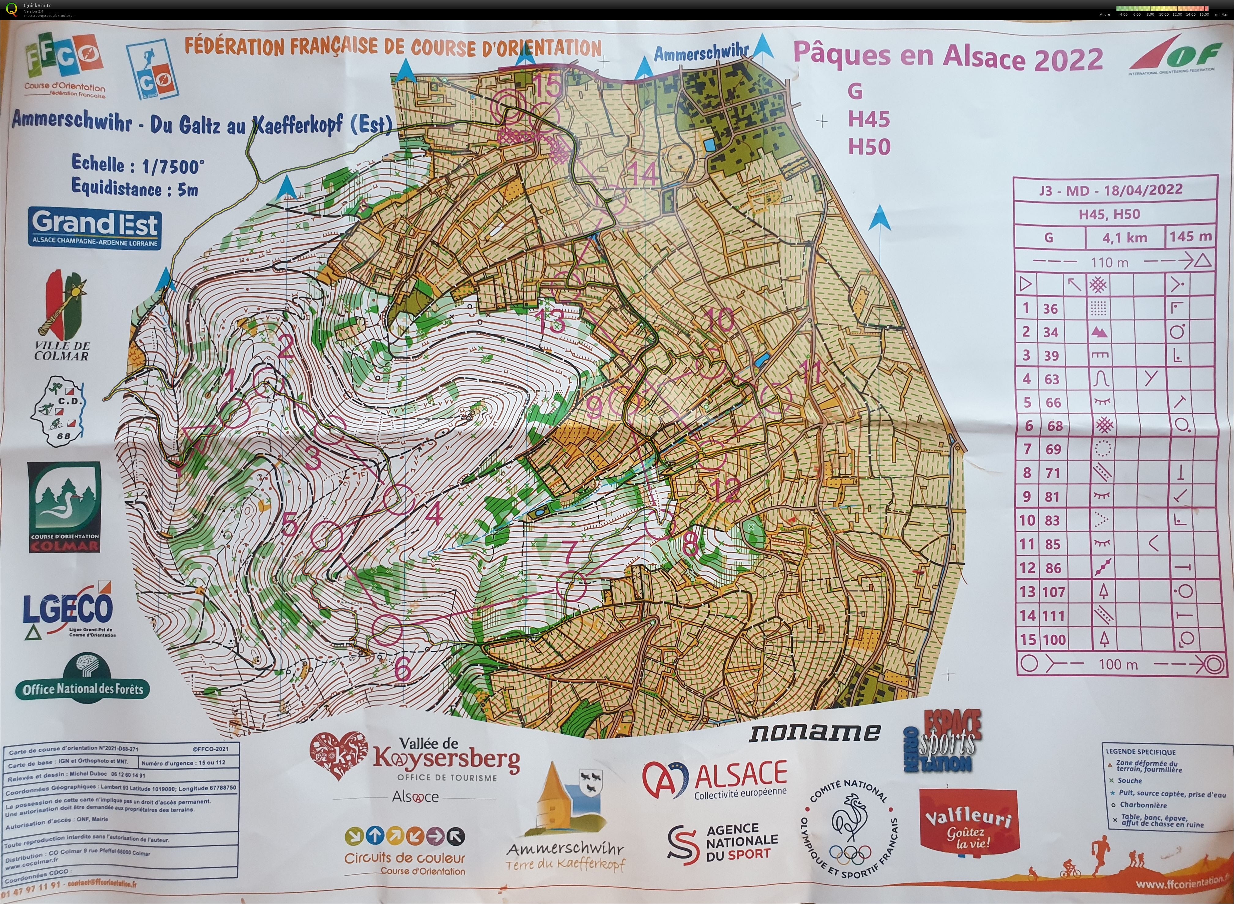 3 Jours Pâques en Alsace - J3 - Moyenne Distance (18-04-2022)